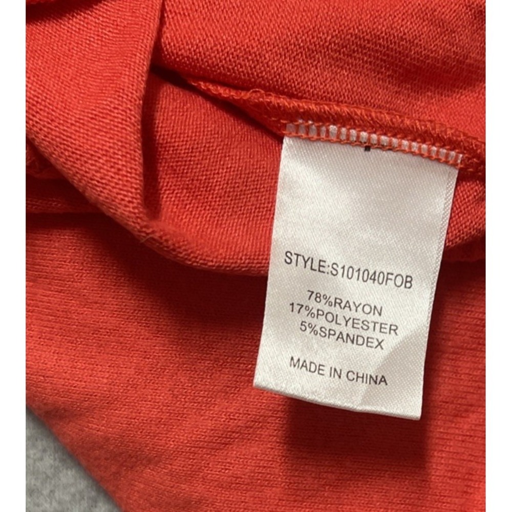 78 & Sunny Women's Shoreline Hacci Brooksville Sweater In Pomegranate Sz Med - Picture 7 of 8